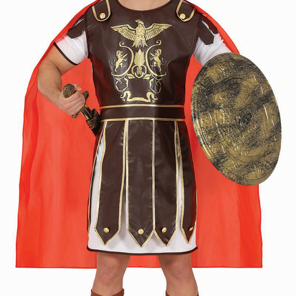 Brązowy męski kostium gladiatora