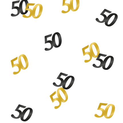 Konfetti stołowe 50 lat 20gr