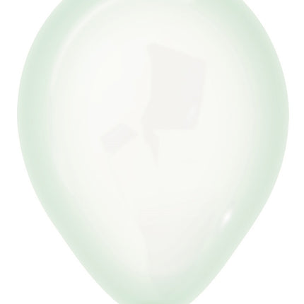 Balony Crystal Pastel Green 331 30cm 50szt