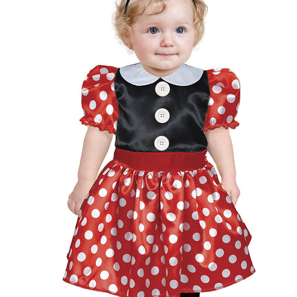 Kostium Myszki Minnie czerwony biały niemowlęcy