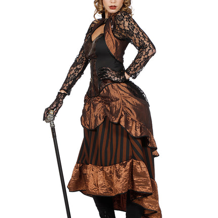 Steampunkowa sukienka