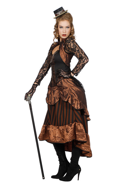 Steampunkowa sukienka