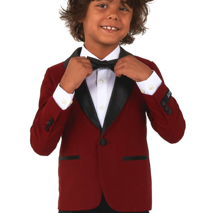 Bordeaux Red Tuxedo Boy <tc>OppoSuits</tc>