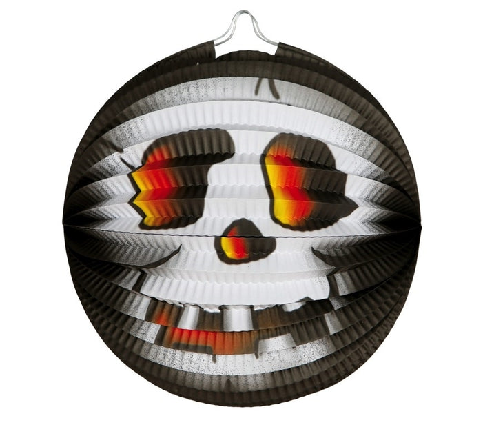 Halloweenowy Lampion Czaszka 26 cm