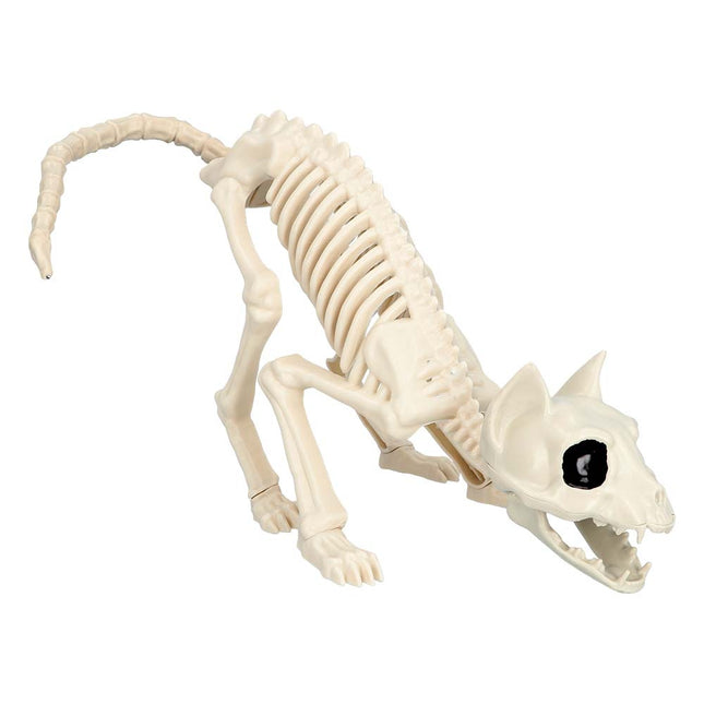 Szkielet kota na Halloween 51 cm