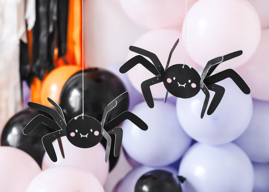 Dekoracja wisząca na Halloween Pająki 5szt