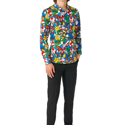 Super Mario Shirt Boy Teen <tc>OppoSuits</tc>