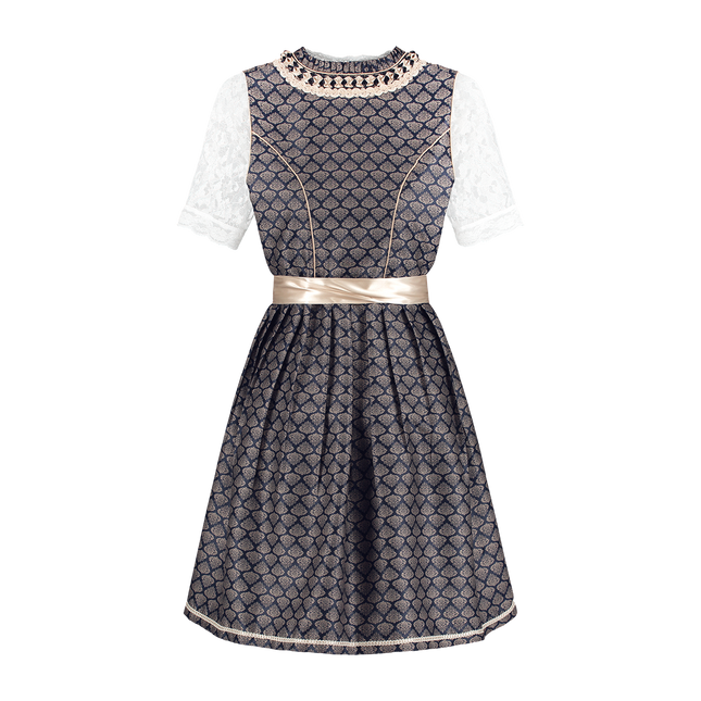 Niebiesko-biała sukienka Dirndl Oktoberfest Ladies 2 szt.