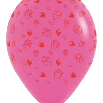 Balony Strawberry Mix 30cm 25szt