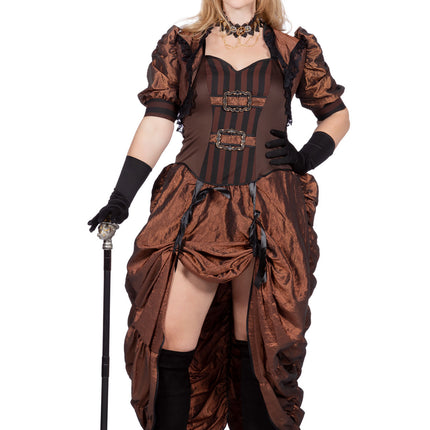 Seksowna sukienka w stylu steampunk