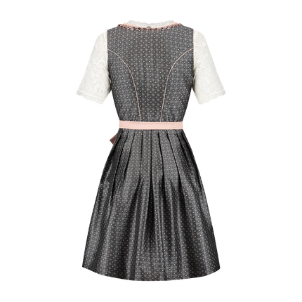 Różowo-biała sukienka Dirndl Oktoberfest Ladies