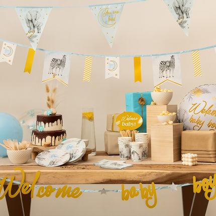 Girlanda Safari Blue Birth 6m