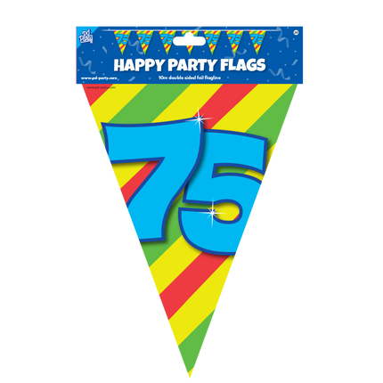 Flagline 75 Years Coloured 10m