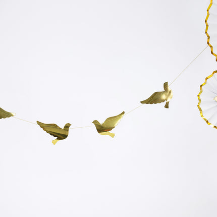 Girlanda ślubna Dove Gold 86 cm