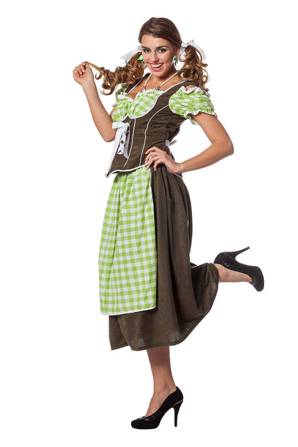 Zielona sukienka Dirndl Oktoberfest Ladies