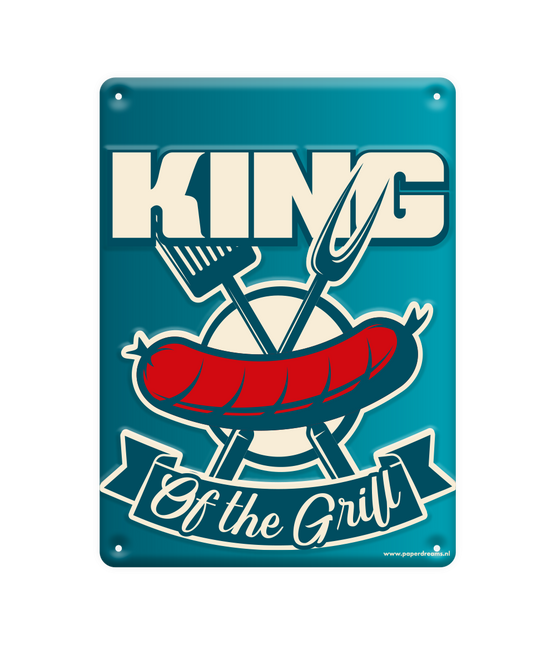 Metalowa płyta King Of Grill