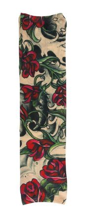 Róże na rękawie do tatuażu