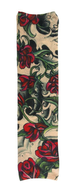 Róże na rękawie do tatuażu