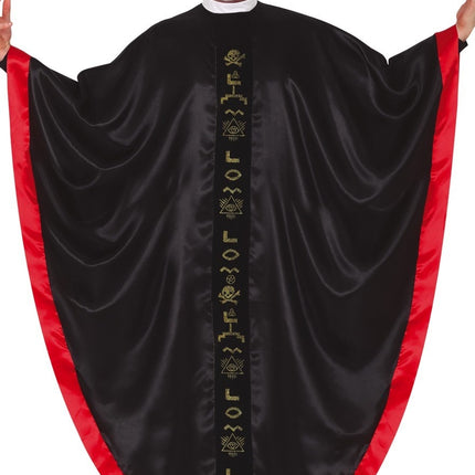 Kostium szatana na Halloween dla mężczyzn czarny