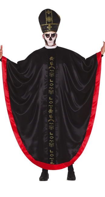 Kostium szatana na Halloween dla mężczyzn czarny