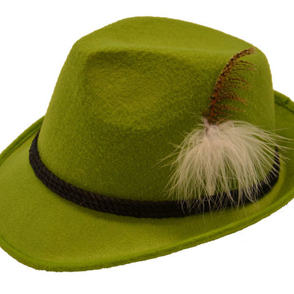 Oktoberfest Tiroler Hat Bavaria Green