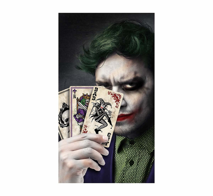 Halloweenowa gra karciana Joker 20 cm