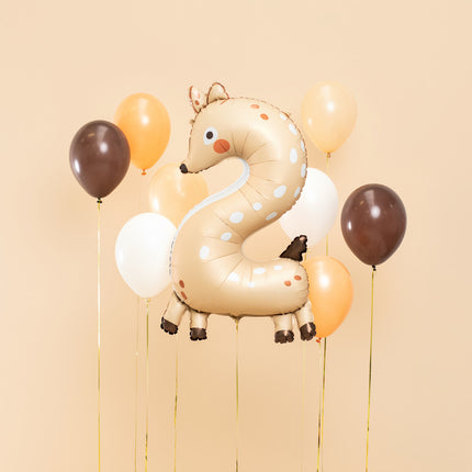 Balon helowy 2 lata Jeleń pusty 88 cm