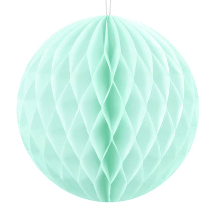 Honeycomb Ball Mint Green 10cm