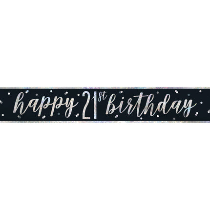 Banner 21 Years Black 2.74m