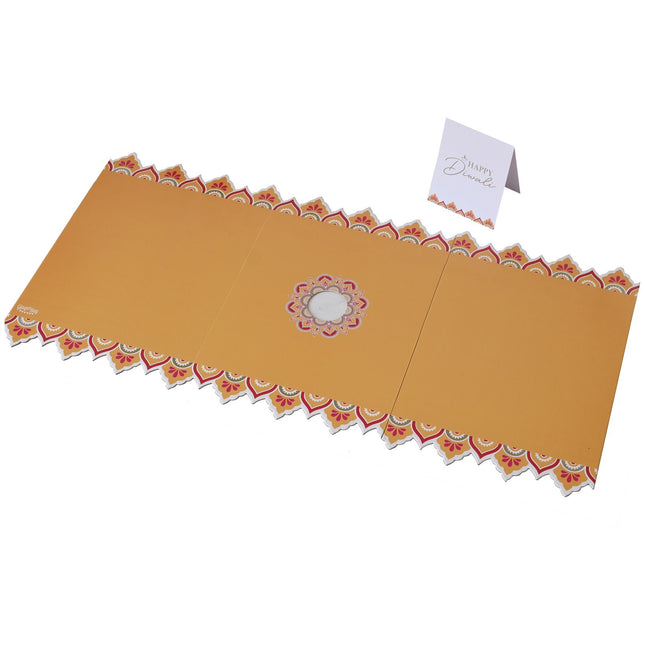 Dekoracja stołu Diwali Talerz na przekąski 80 cm 2 szt.