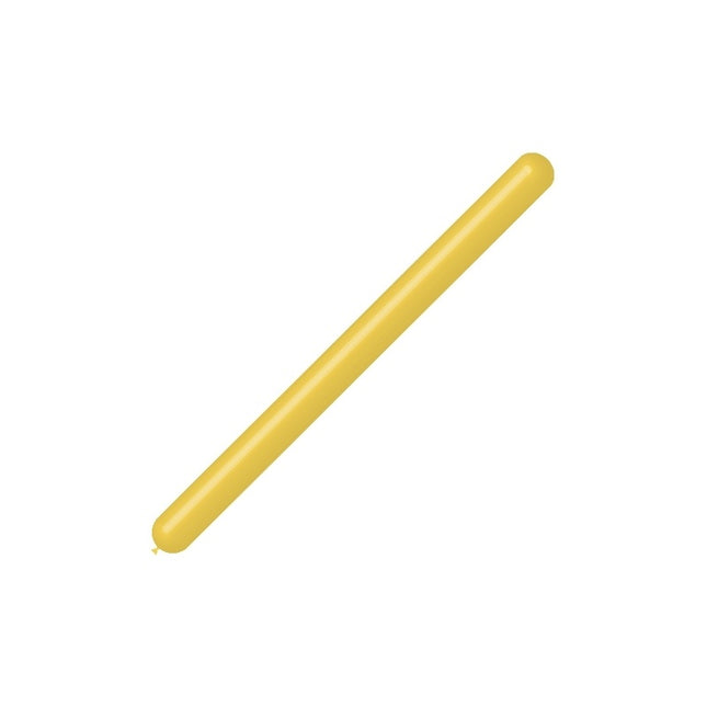 Żółte balony do modelowania 7,5 cm 150 cm 100 szt.