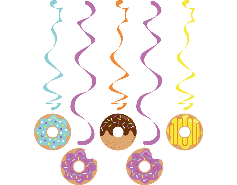 Dekoracja wisząca Donut 5szt
