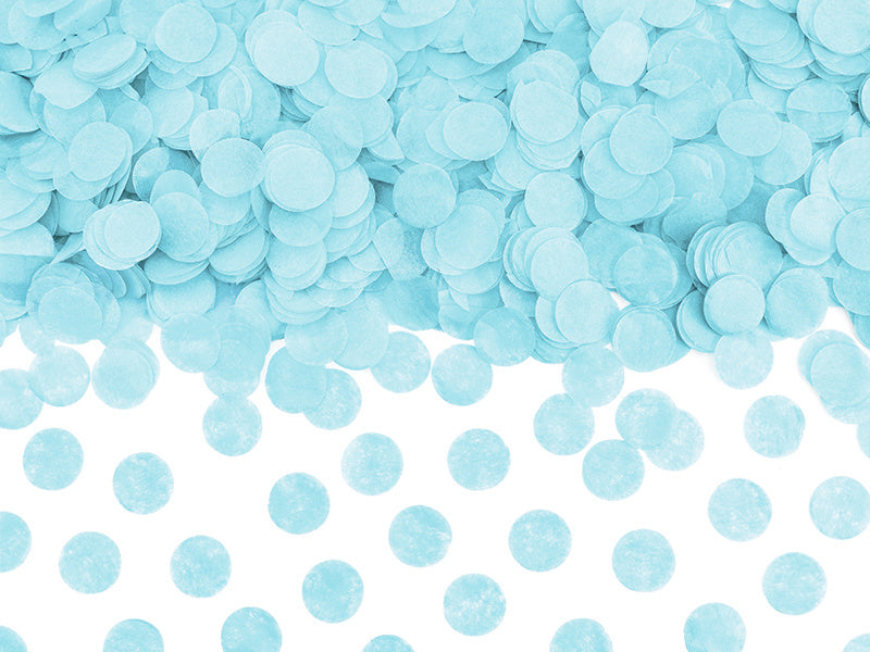 Confetti Rounds Light Blue