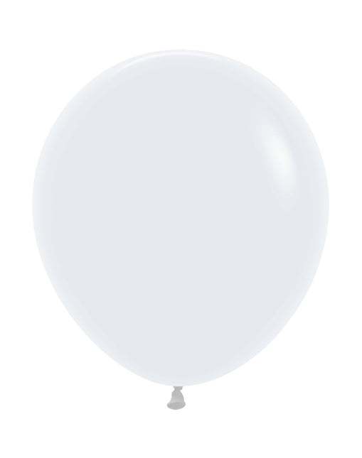 Balony białe 45cm 25szt