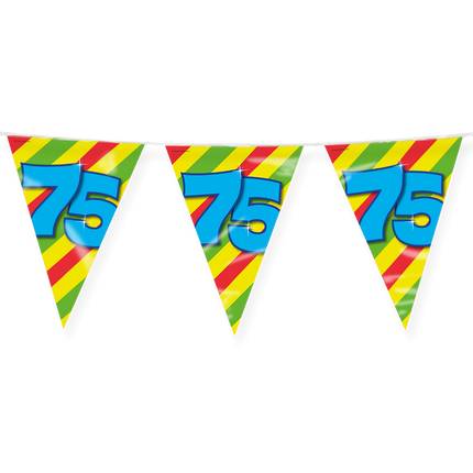 Flagline 75 Years Coloured 10m