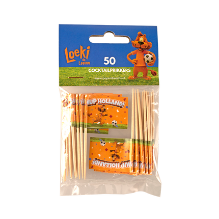 Loeki The Lion Patyczki koktajlowe 6,5cm 50szt