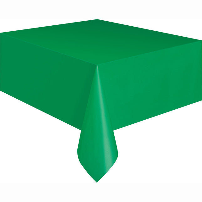 Zielony obrus plastikowy 2,74 m