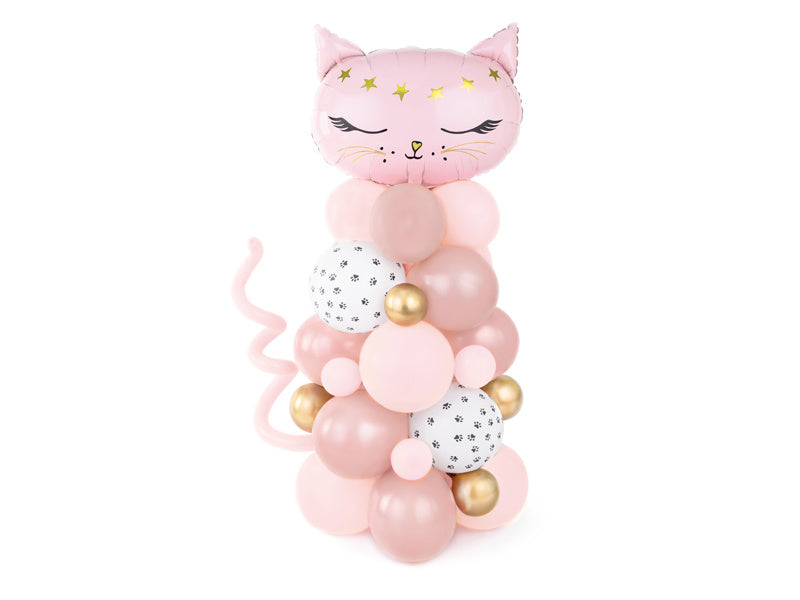 Balloon Pillar Cat Pink 1.4m