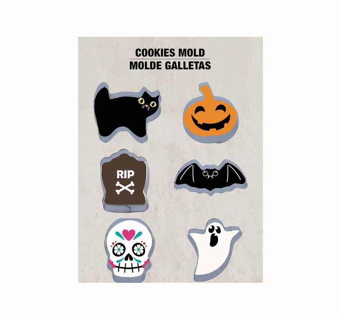 Halloweenowe foremki do ciastek 6szt