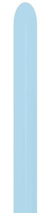 Balony do modelowania Nozzle Up Pastel Matte Blue 5cm 152cm 50szt