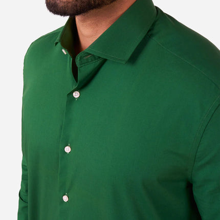 Ciemnozielona koszula męska <tc>OppoSuits</tc>