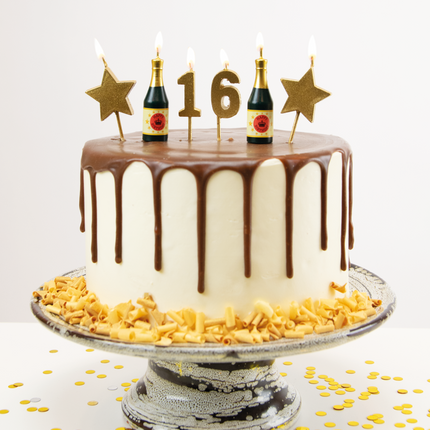 Świece 16 Years Champagne 17,5 cm
