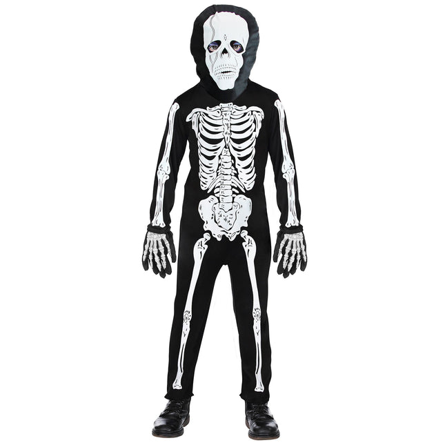 Kombinezon na Halloween Czarny Dziecięcy Szkielet