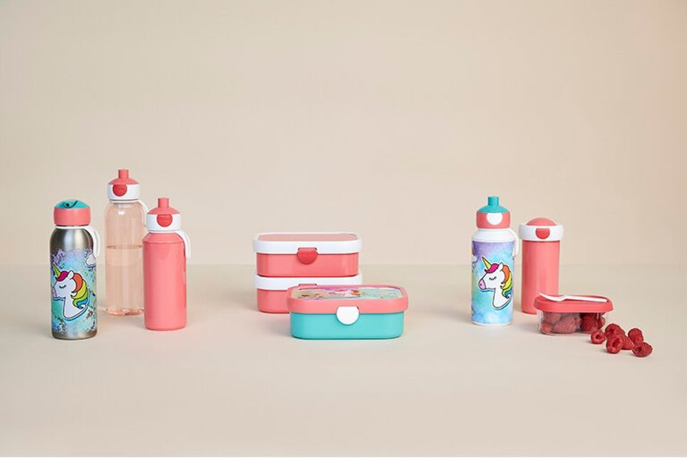Lunchset Campus School kubek + Lunchbox Unicorn
