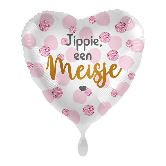Balon helowy Jippie - dziewczynka