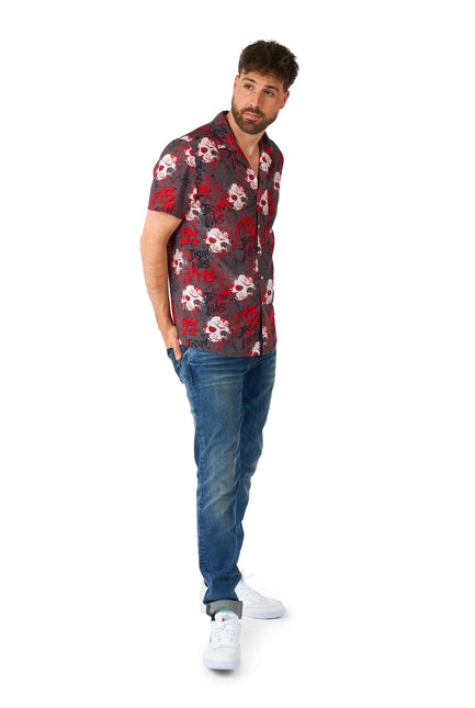 Męska koszulka z krótkim rękawem z okazji Piątku Trzynastego <tc>OppoSuits</tc>