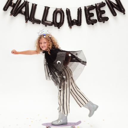 Opaska do włosów na Halloween Pajęczyna 21 cm