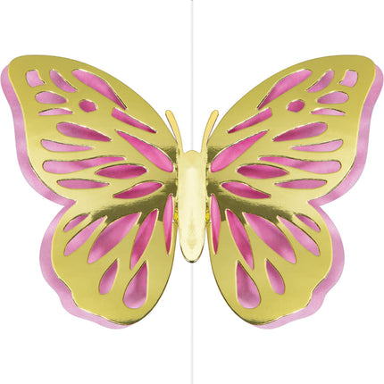 Dekoracja wisząca Motyl 18cm 3szt.