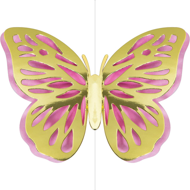 Dekoracja wisząca Motyl 18cm 3szt.