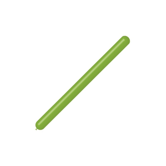 Zielone balony do modelowania 7,5 cm 150 cm 100 szt.
